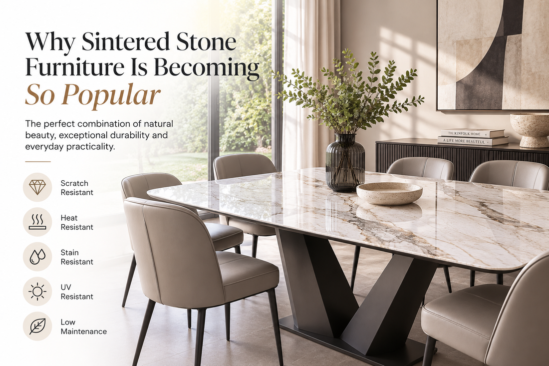 Why Sintered Stone Furniture Is Becoming So Popular？