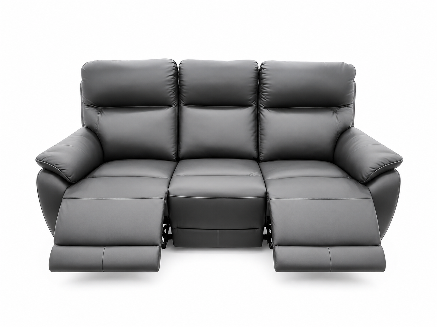 BAXTER LTH 3S LOU WITH 2 POWER RECLINERS-BLK