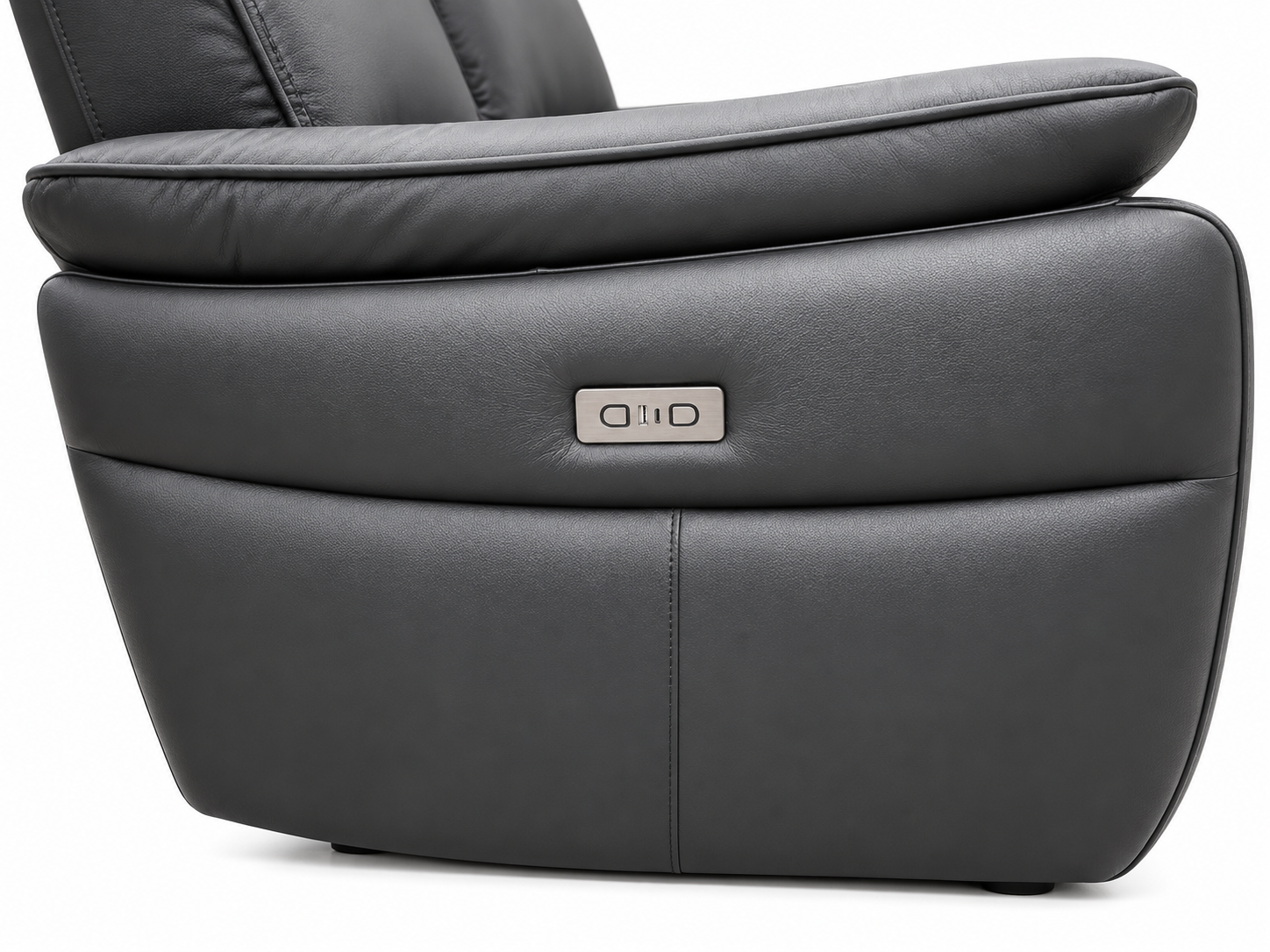 BAXTER LTH 3S LOU WITH 2 POWER RECLINERS-BLK