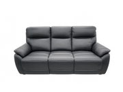 BAXTER LTH 3S LOU WITH 2 POWER RECLINERS-BLK