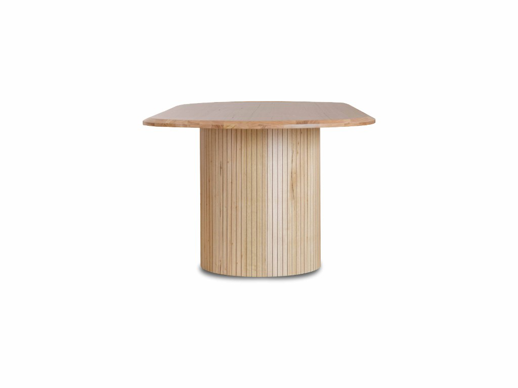 Bellano 220cm Natural Timber Dining Table