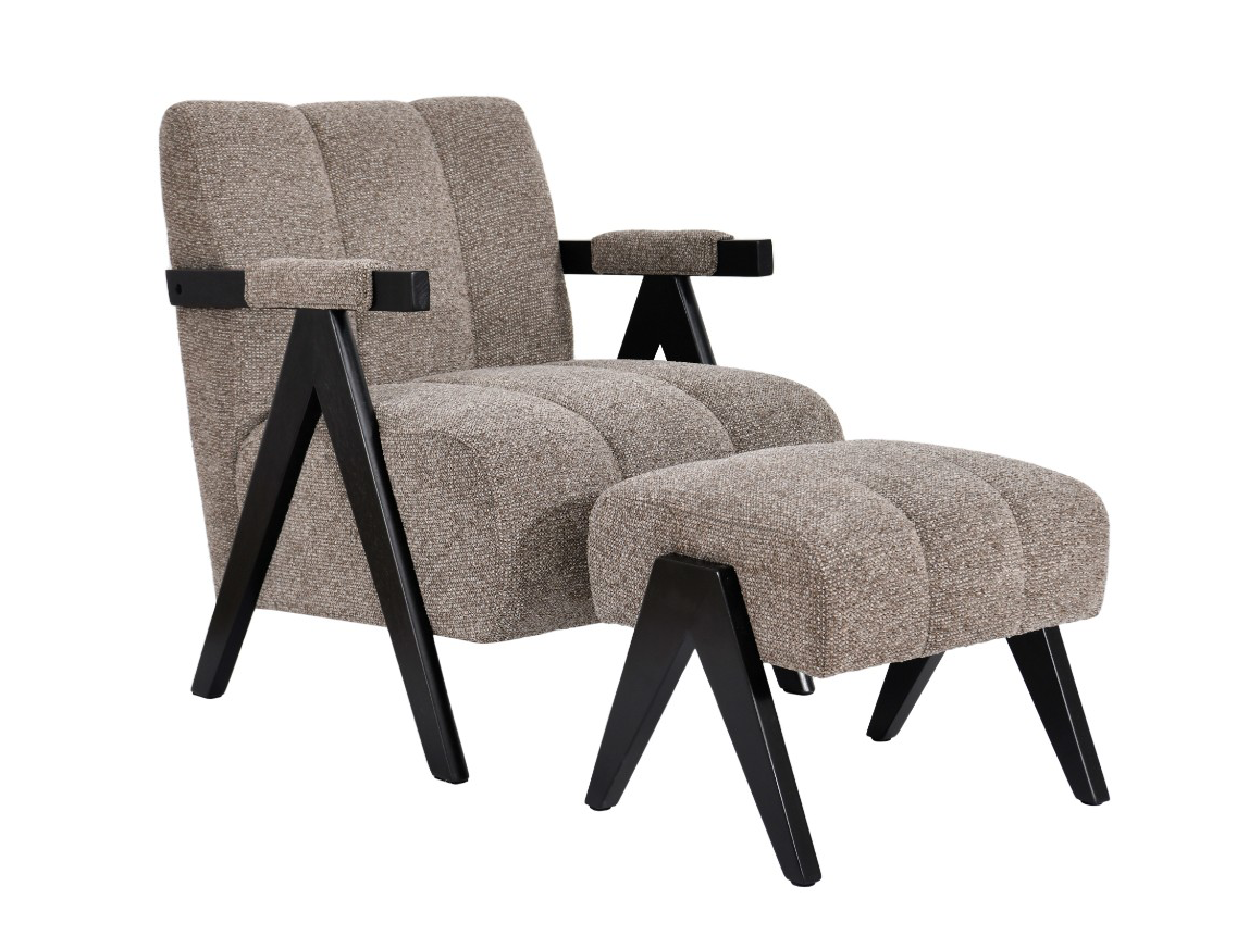 BRIXTON Lounge Chair & Stool