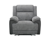 BROOKLYN 1 Seater Fabric Recliner Lounge