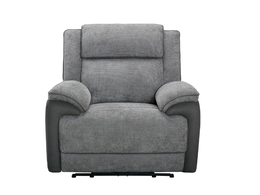 BROOKLYN 1 Seater Fabric Recliner Lounge