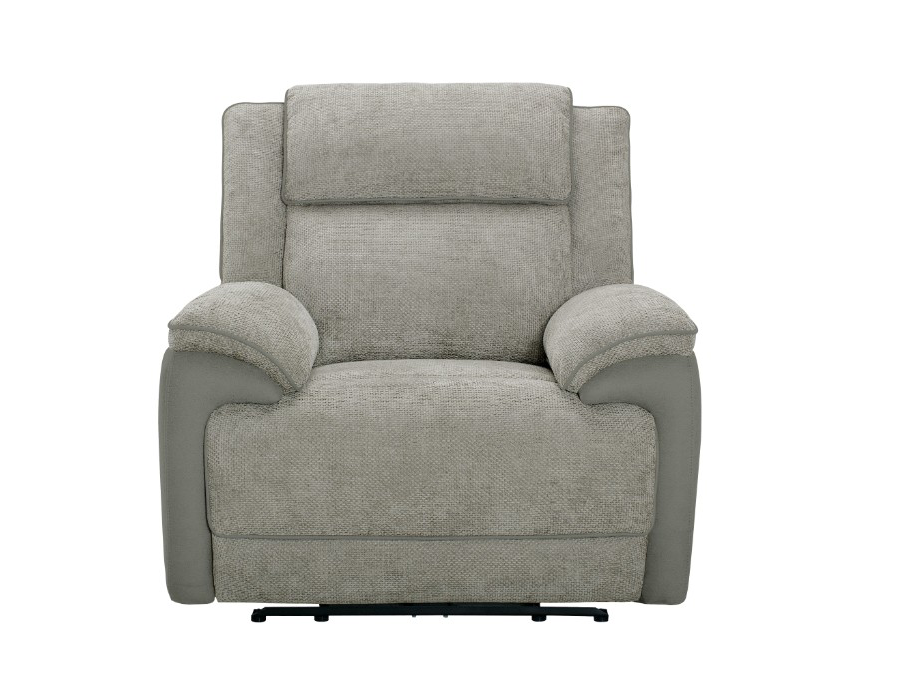 BROOKLYN 1 Seater Fabric Recliner Lounge