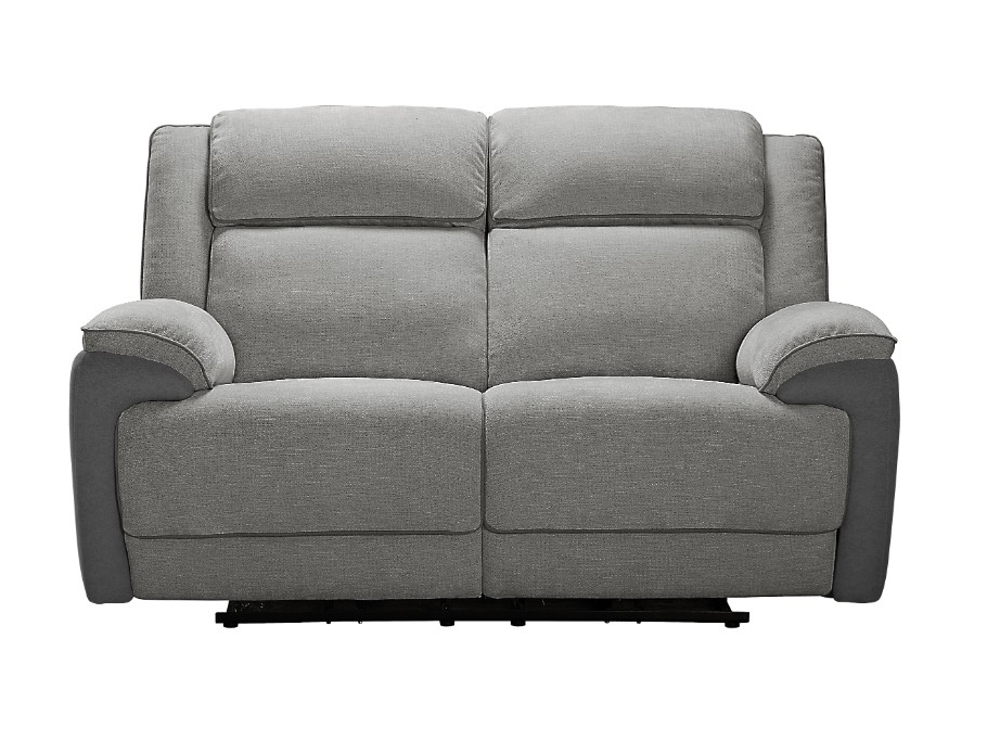 BROOKLYN 2 Seater Fabric Recliner Lounge