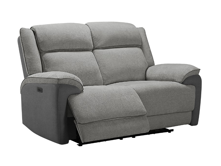 BROOKLYN 2 Seater Fabric Recliner Lounge