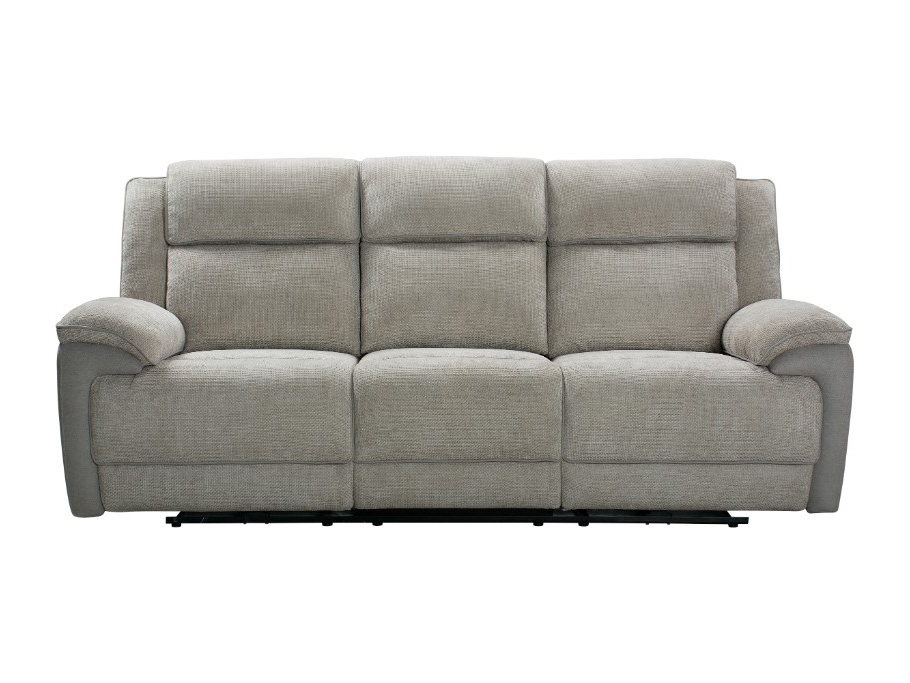 BROOKLYN 3 Seater Fabric Recliner Lounge