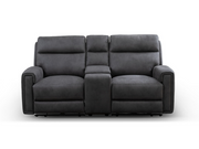 Bettington 2 Seater Farbric Electric Recliner with Console