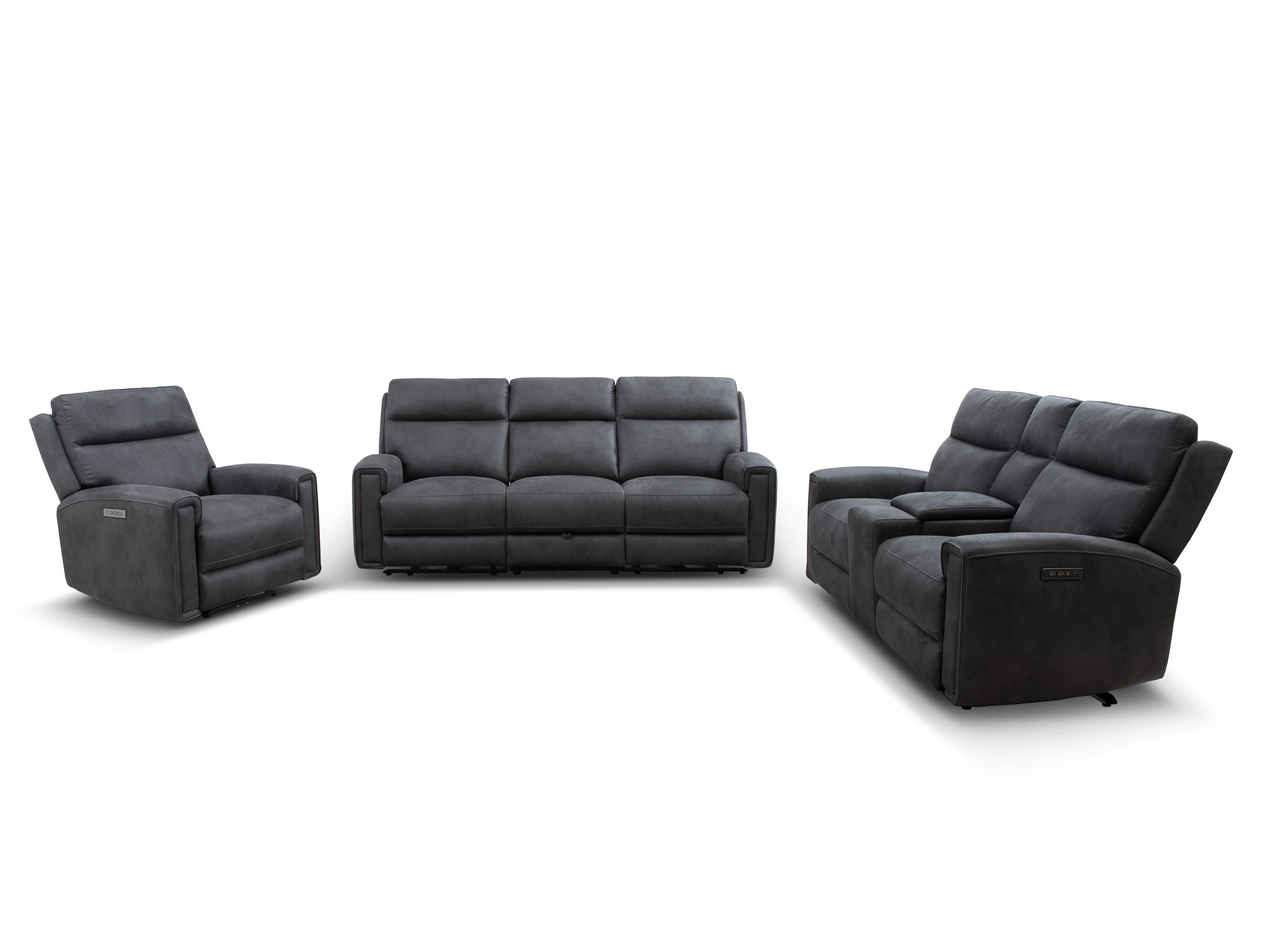 Bettington 6 Seater Fabric Electric Recliner Sets
