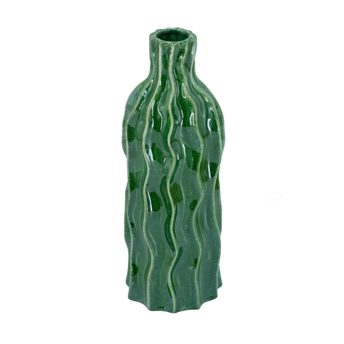 36cm Reactive Glazed Ceramic V
