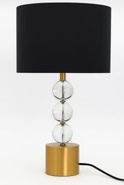 Windsor Crystal Gold Table Lamp 58x30cm