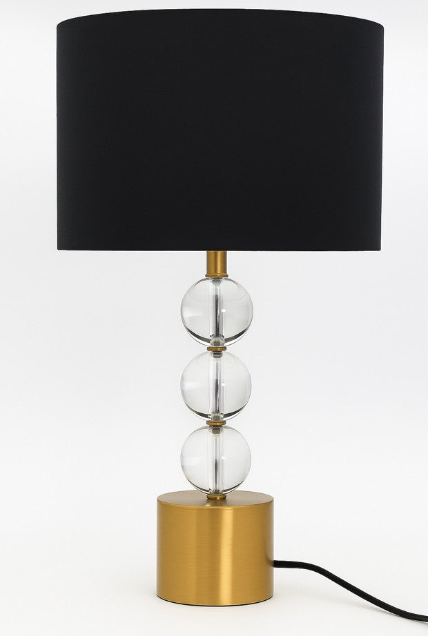 Windsor Crystal Gold Table Lamp 58x30cm