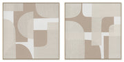 82x82CM 2/set Canvas-Arc Of N