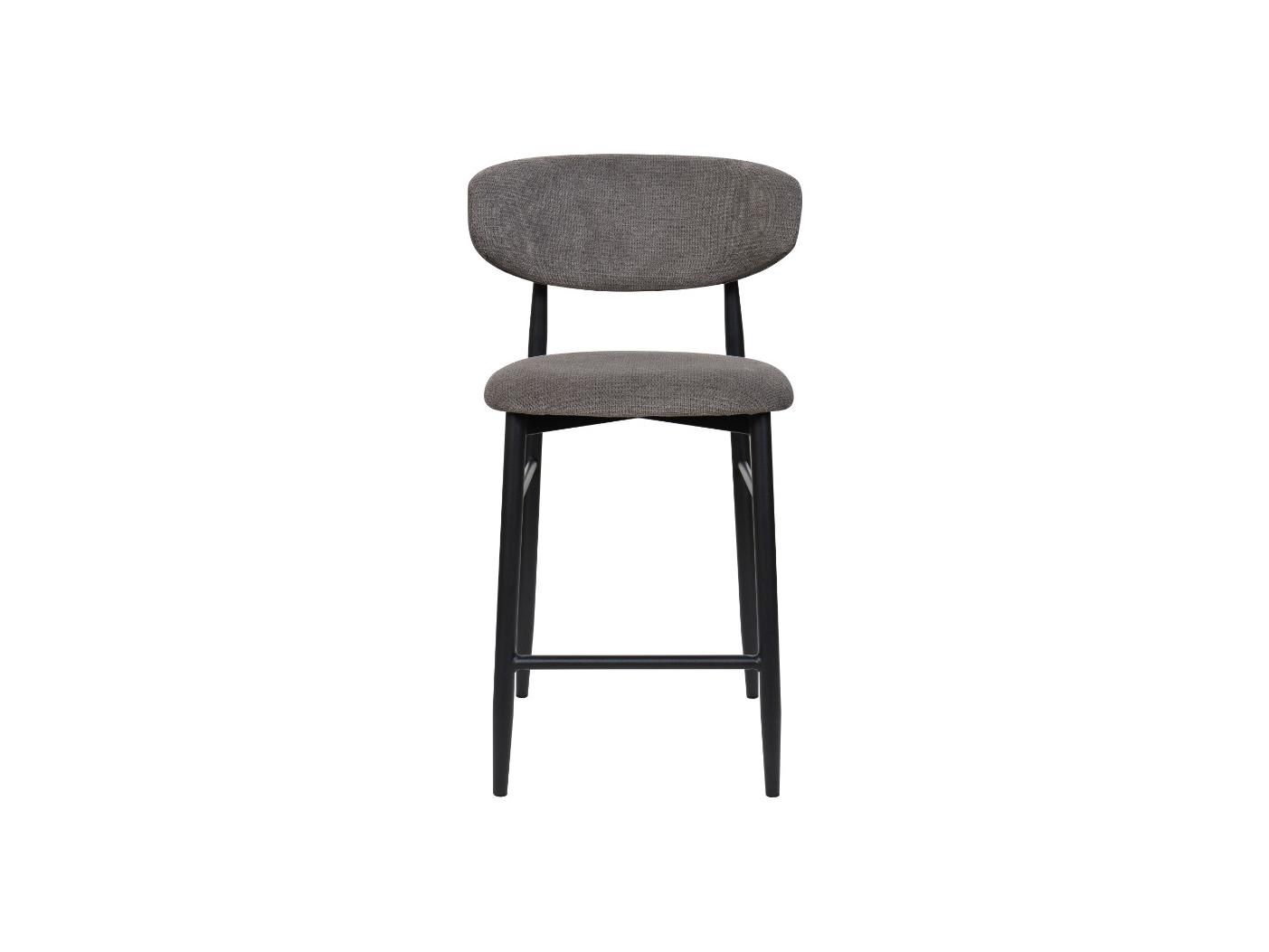DALTON Bar Stool - Black & Dark Grey