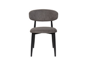 DALTON DINING CHAIR - Black & Dark Grey