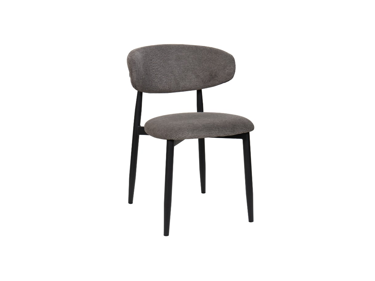 DALTON DINING CHAIR - Black & Dark Grey
