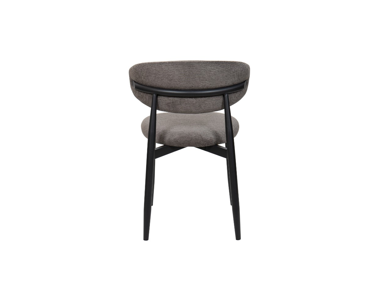 DALTON DINING CHAIR - Black & Dark Grey