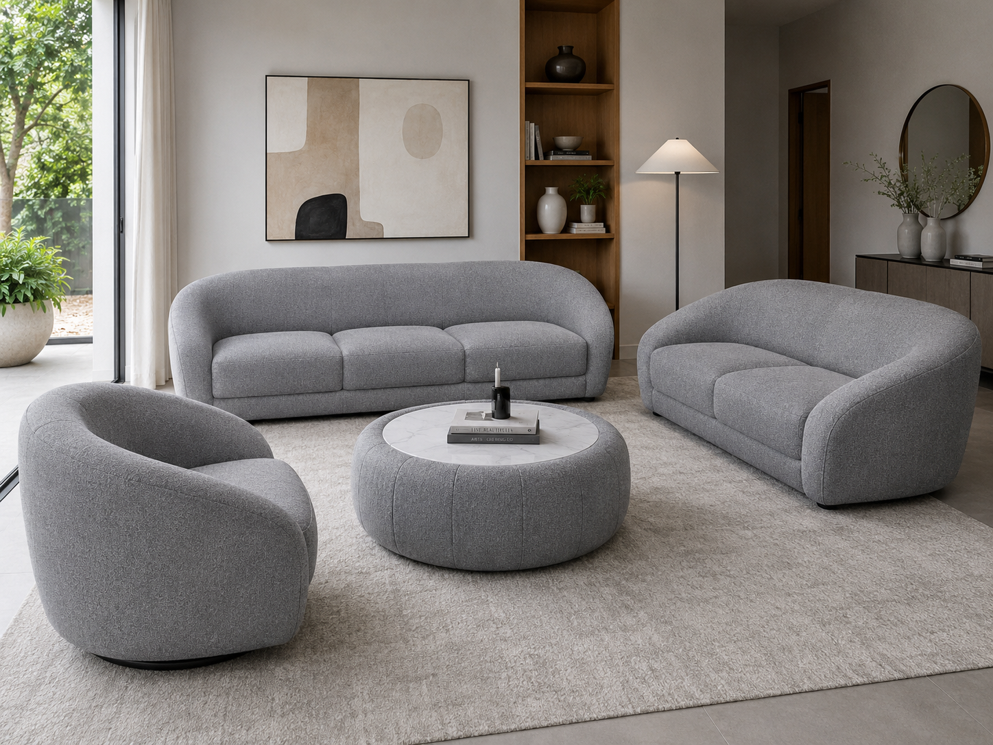 DOLCE 2 Seater Fabric Sofa
