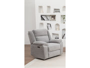 ELLISON 1 Seater Fabric Electric Recliner Lounge