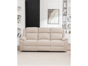 ELLISON 3 Seater Fabric Electric Recliner Lounge