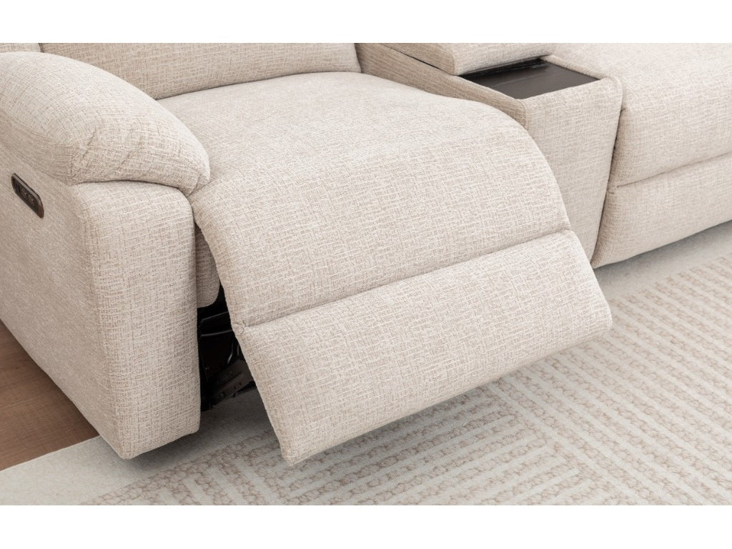 ELLISON Fabric Corner Electric Recliner Lounge