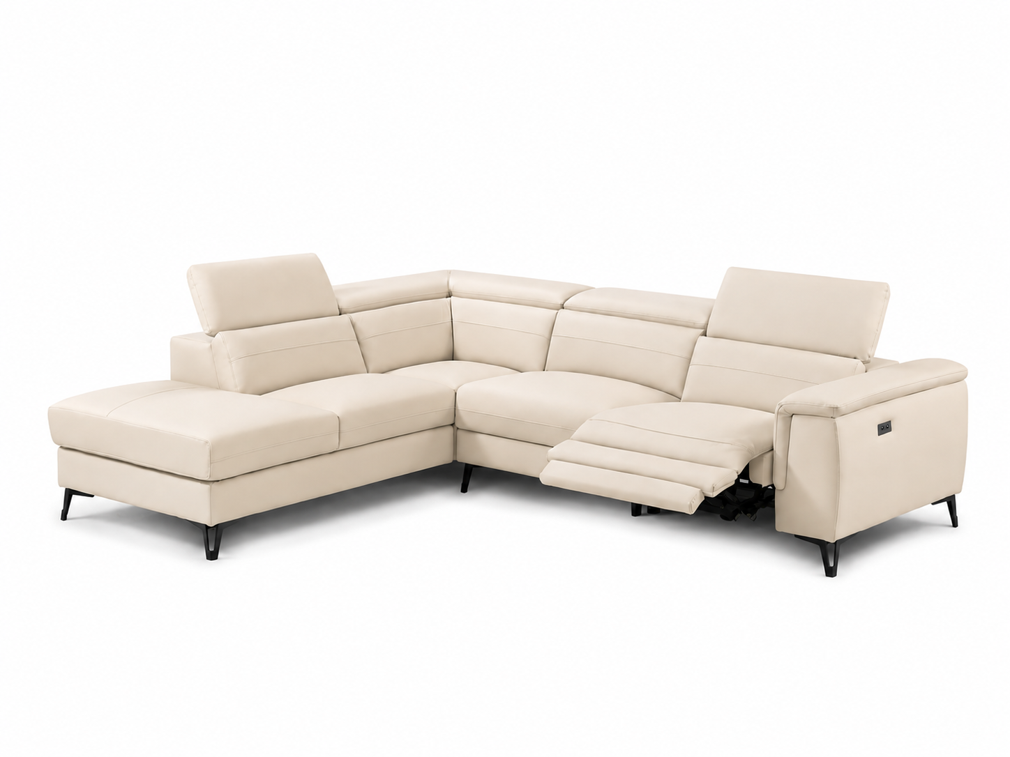 Jackson Leather Lounge with Terminal Chaise