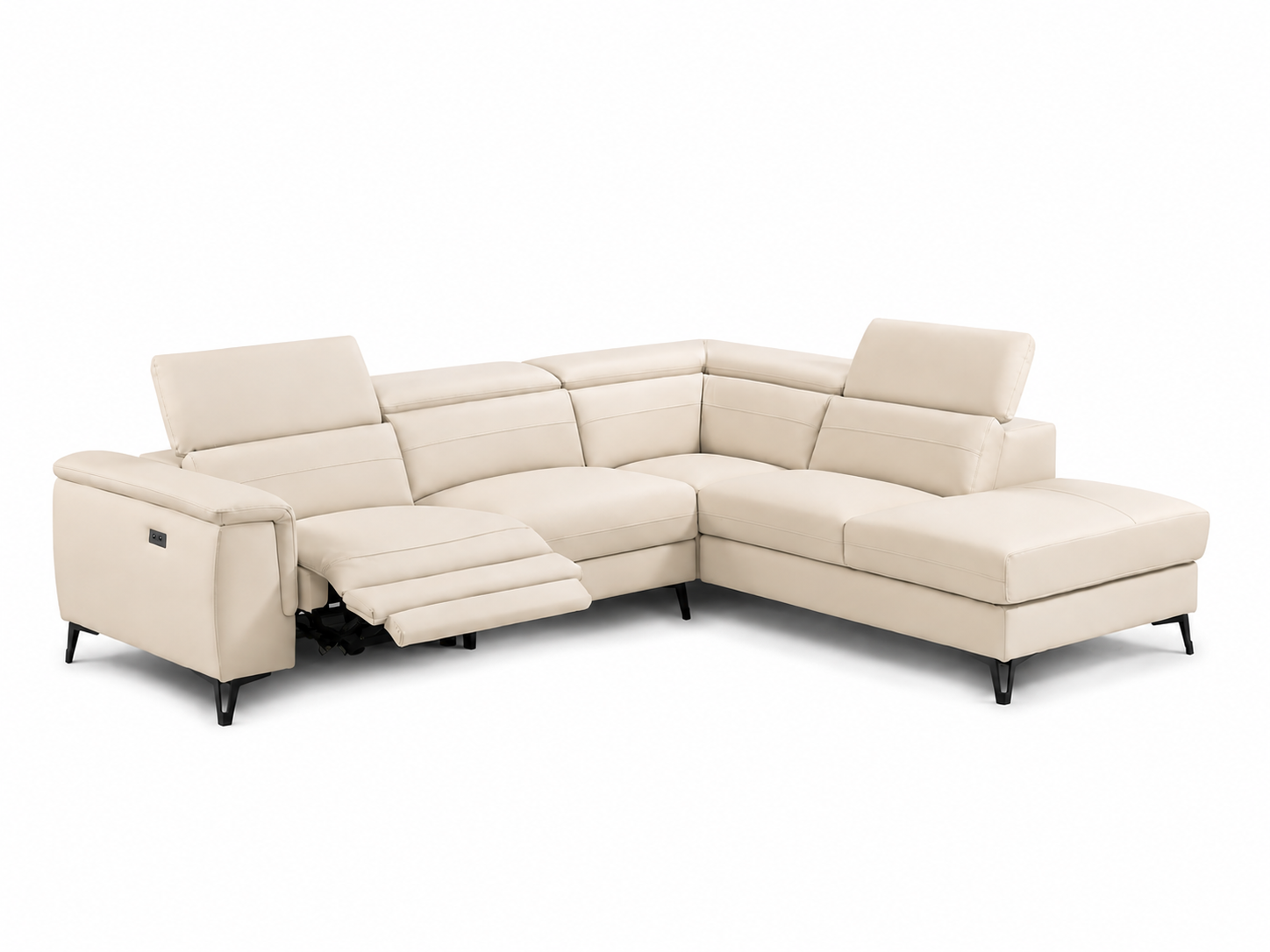 Jackson Leather Lounge with Terminal Chaise