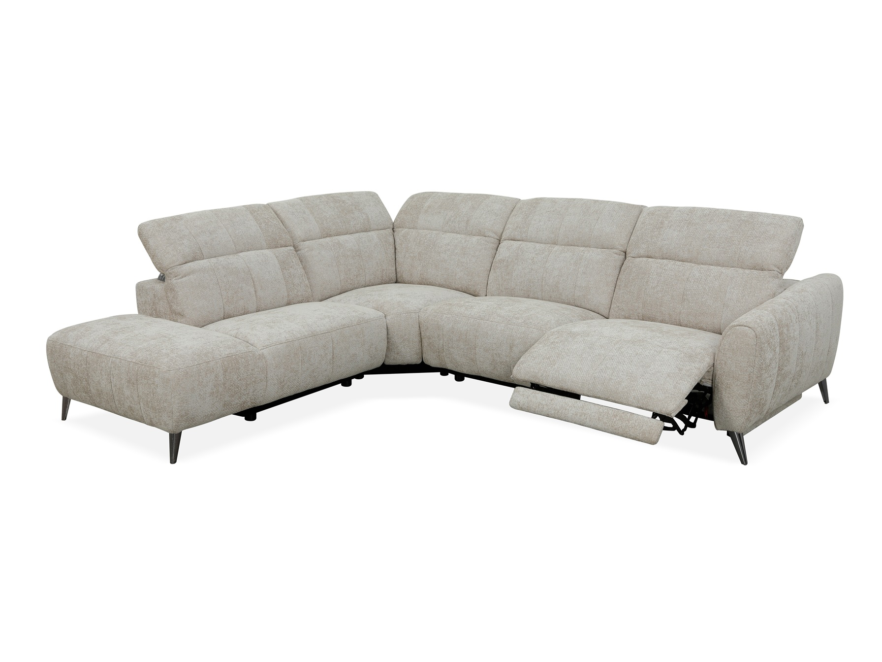 Lawson Fabric Electric Recliner with Terminal Chaise