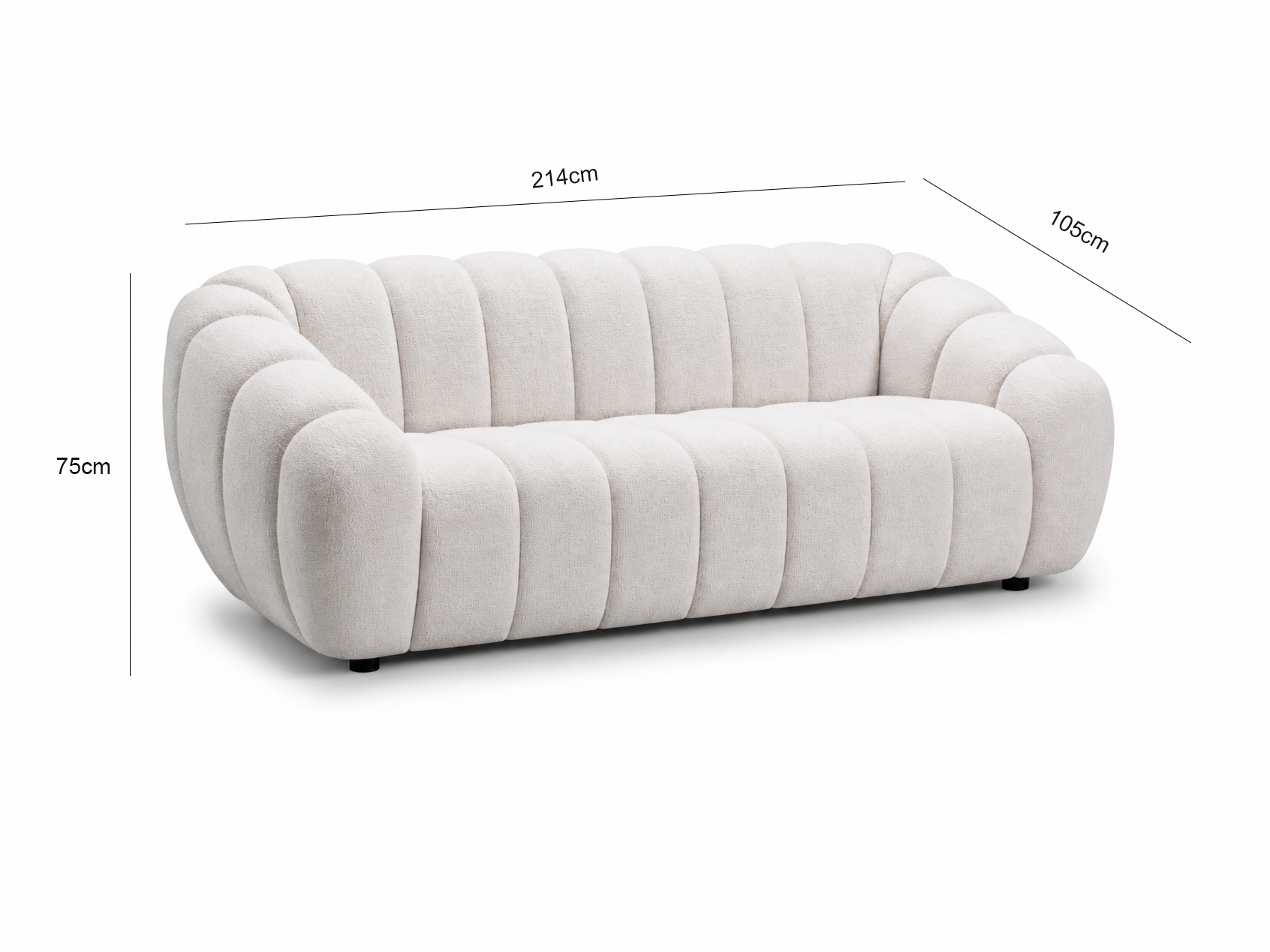 LUNA 3 Seater Sofa
