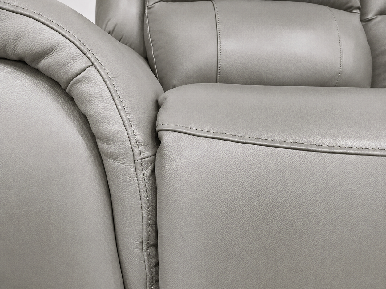 Madison 3 Seater Leather Electric Recliner Sofa