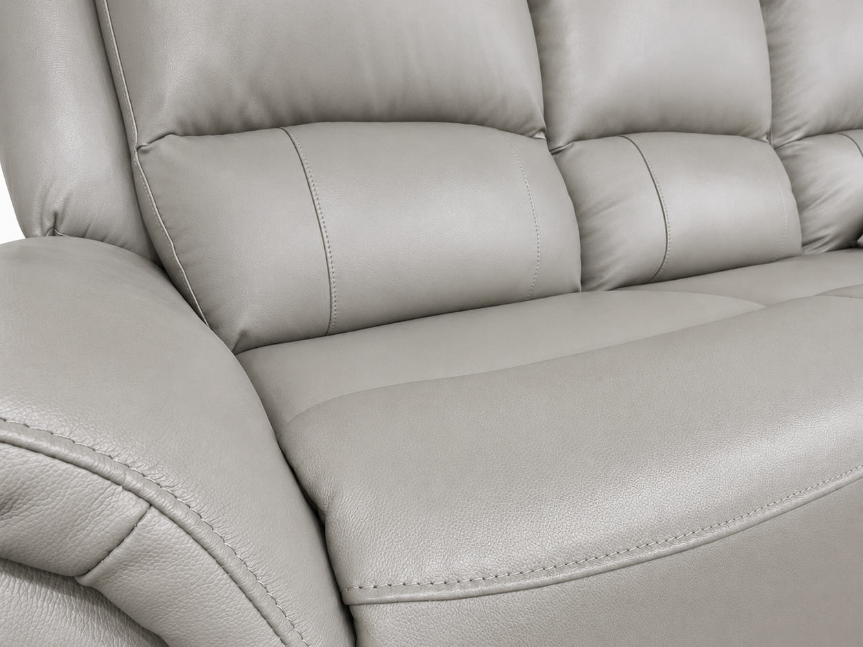 Madison 3 Seater Leather Electric Recliner Sofa