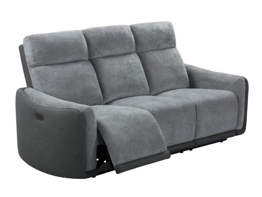 NOVARA 3 Seater Fabric Electric Recliner Lounge