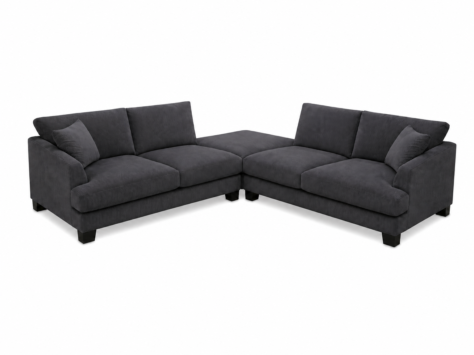 PRIMO Fabric 4 Seater Lounge with Ottoman