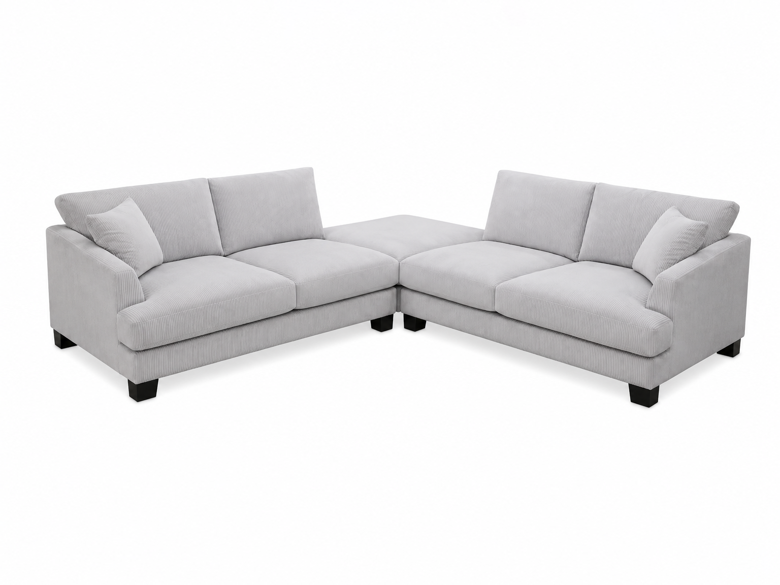 PRIMO Fabric 4 Seater Lounge with Ottoman