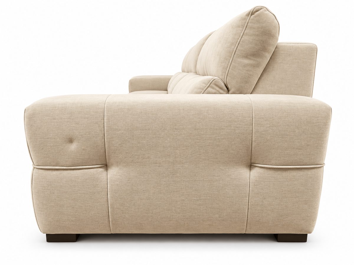 OSLO 3 Seater Fabric Electric Sliding Sofa