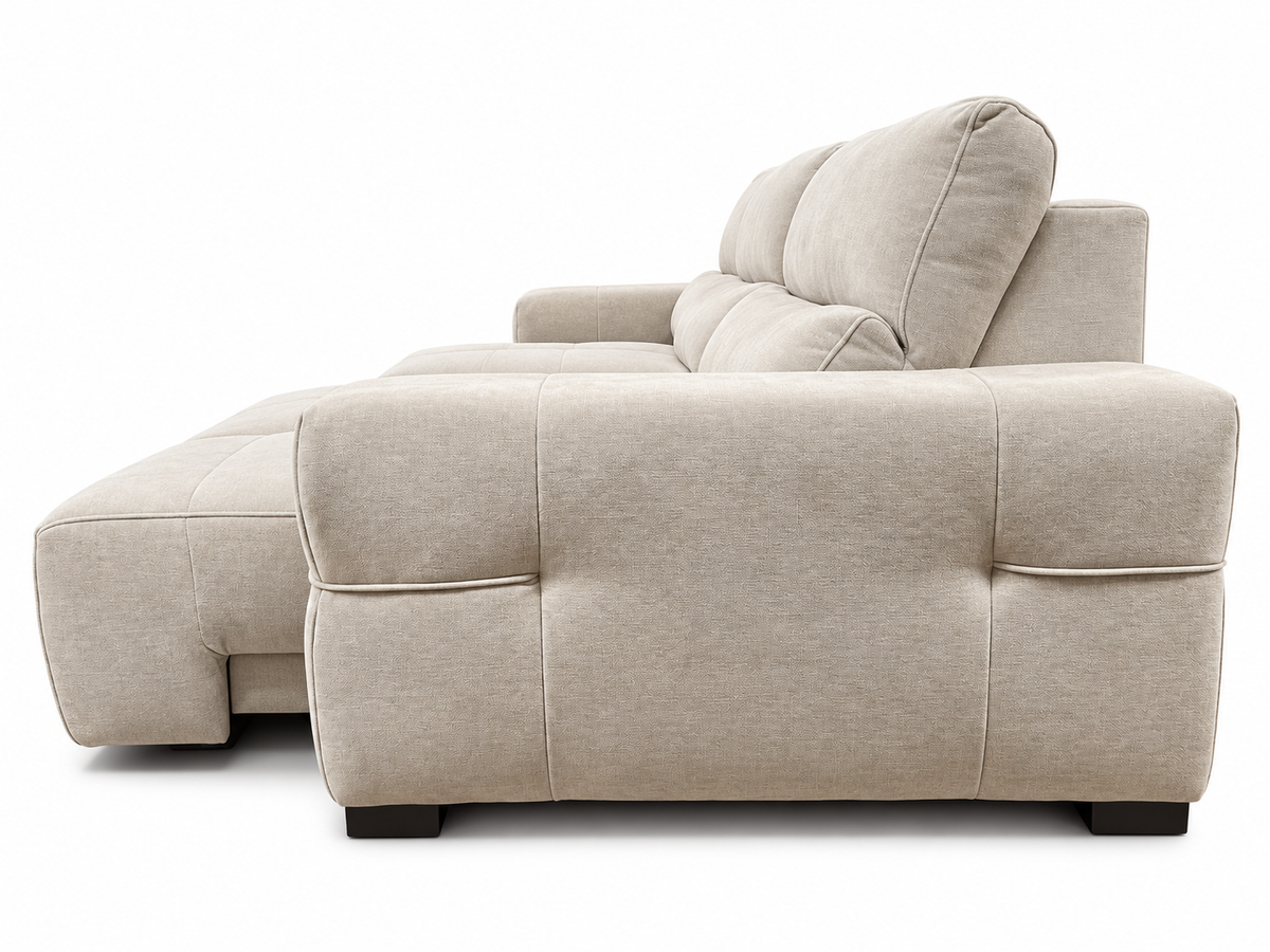 OSLO 3 Seater Fabric Electric Sliding Sofa