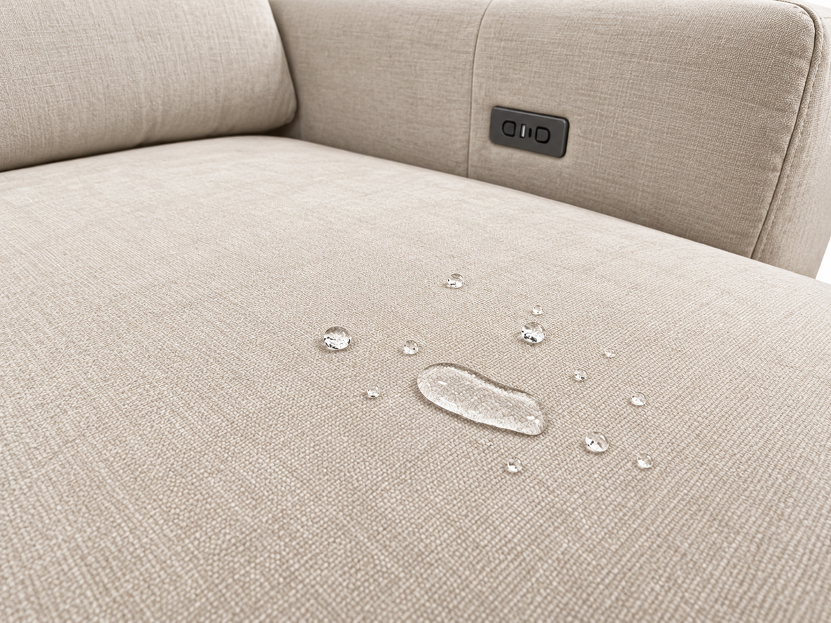 OSLO 3 Seater Fabric Electric Sliding Sofa
