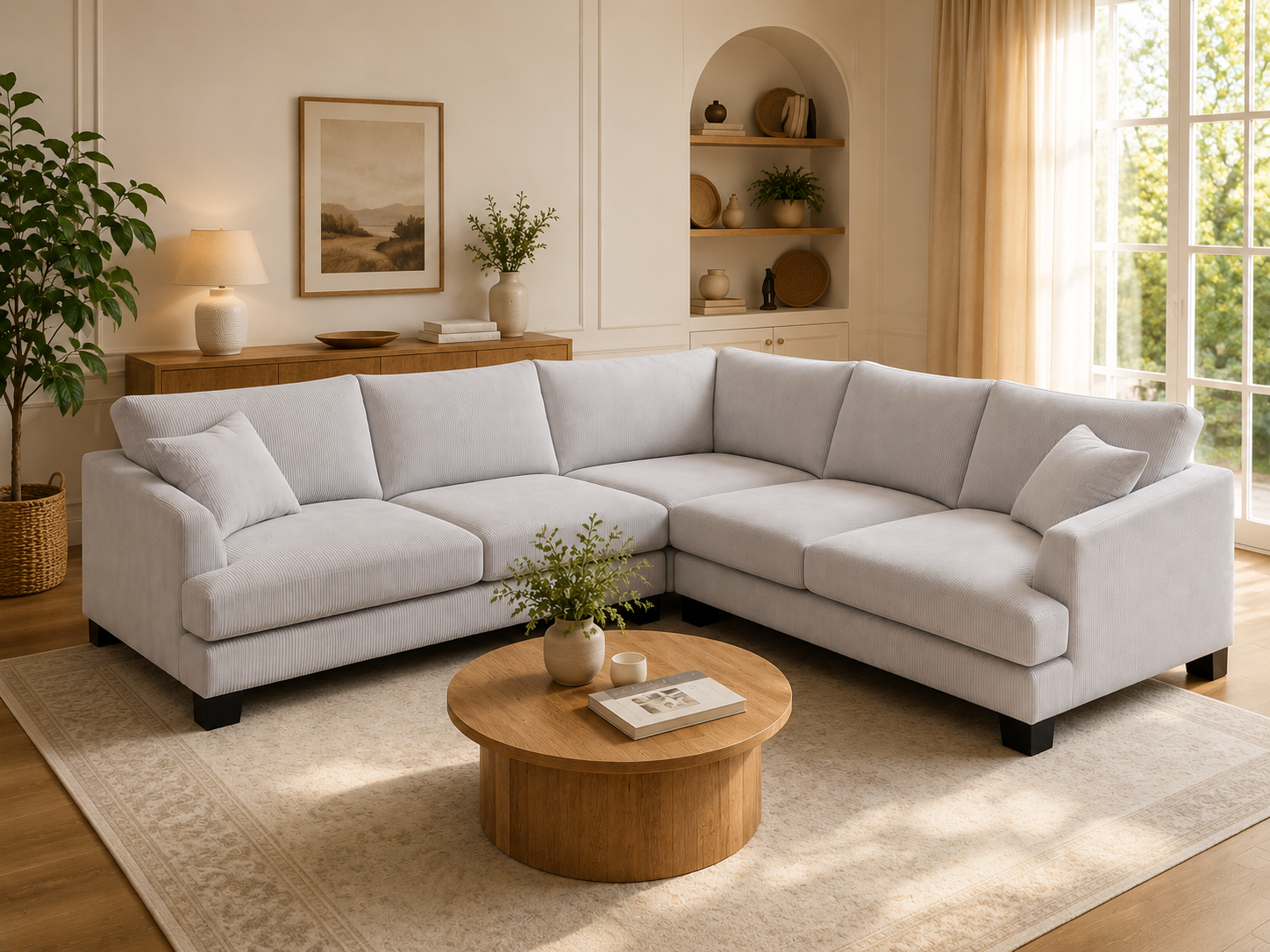 PRIMO Fabric Corner Lounge