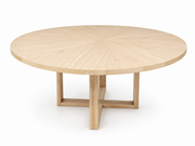 QUINTO RND DIN TABLE 160DIAX76CMNATURAL