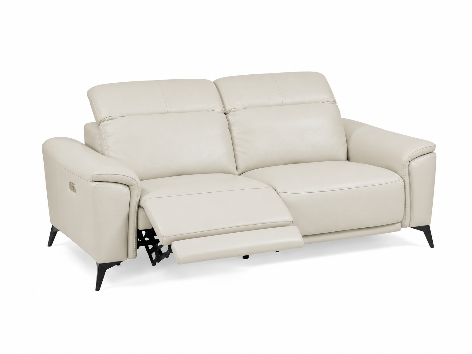 Stanley 2.5 Seater & 2 Seater Leather Sofa Suite with Electric Recliner