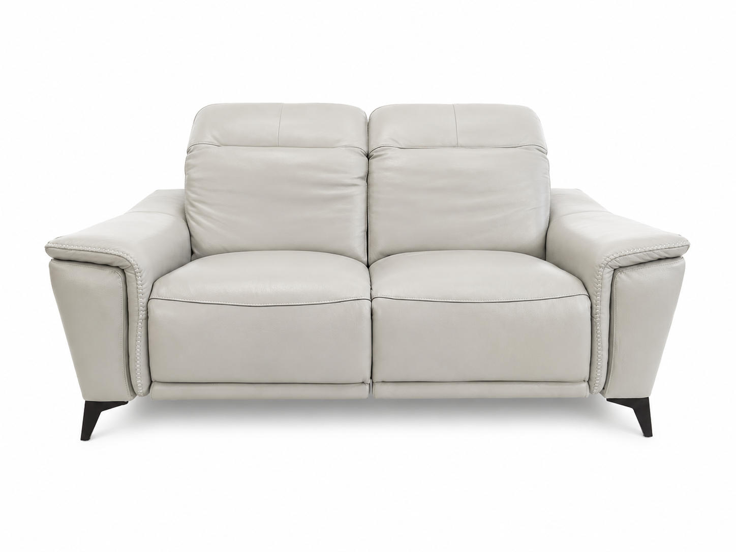Stanley 2 Seater Leather Sofa with Electric Recliner