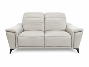 Stanley 2 Seater Leather Sofa with Electric Recliner
