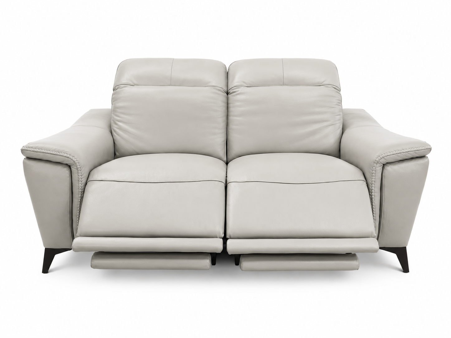 Stanley 2 Seater Leather Sofa with Electric Recliner