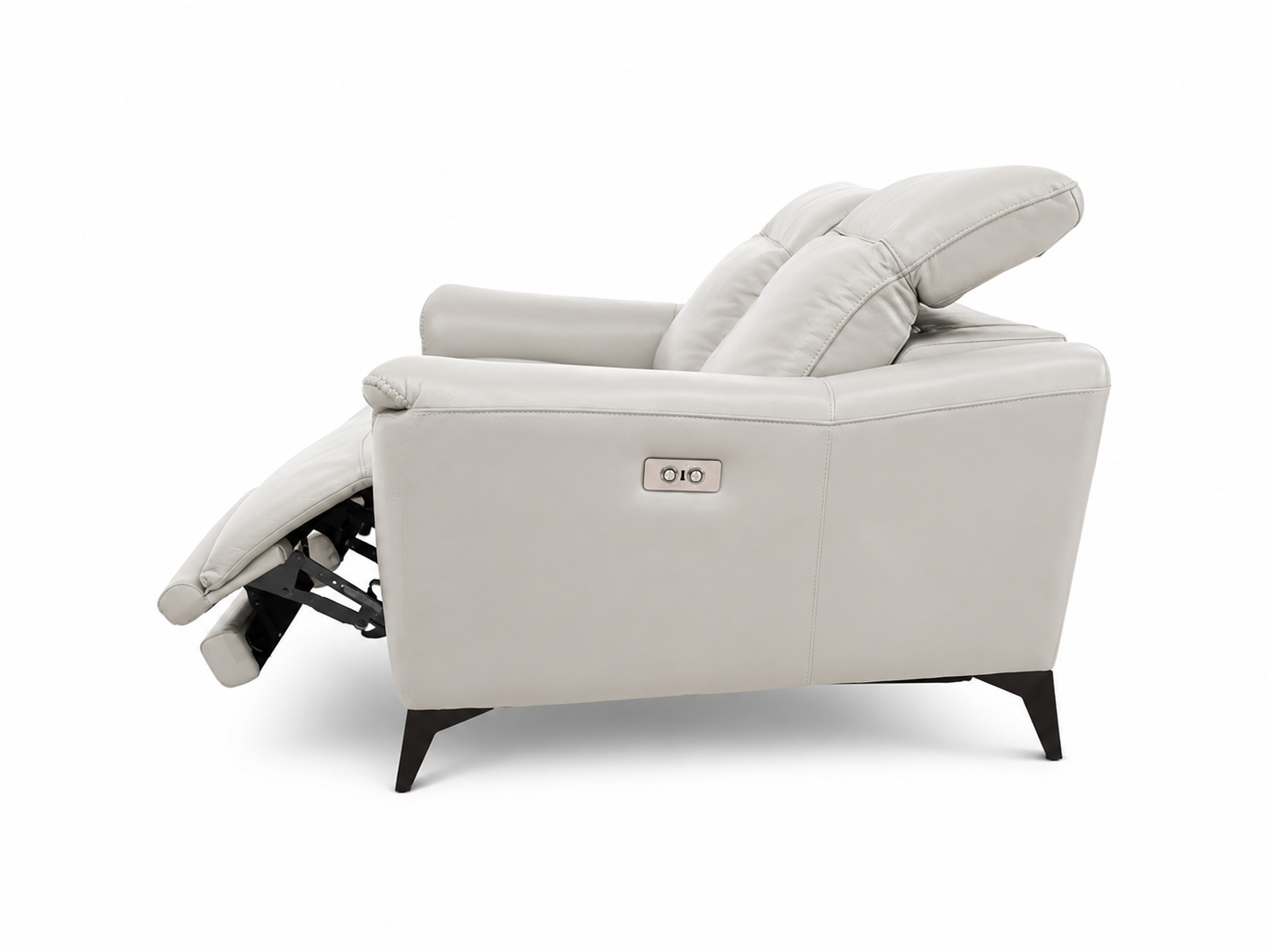 Stanley 2.5 Seater Leather Sofa with Electric Recliner
