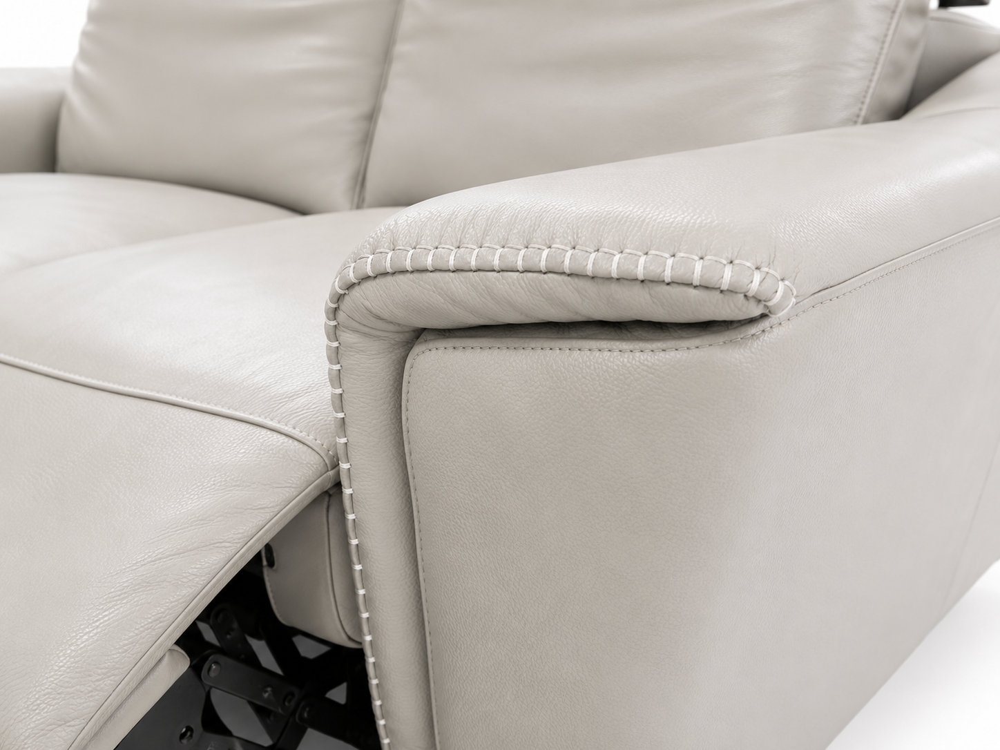 Stanley 2.5 Seater & 2 Seater Leather Sofa Suite with Electric Recliner
