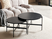 TORINO 2PCS COFFEE TABLE SET-BLK