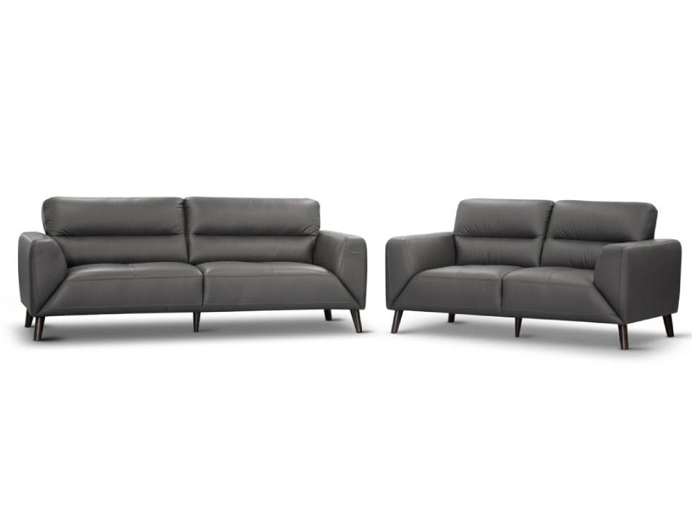 TORINO 3+2 Seater Leather Lounge Suite