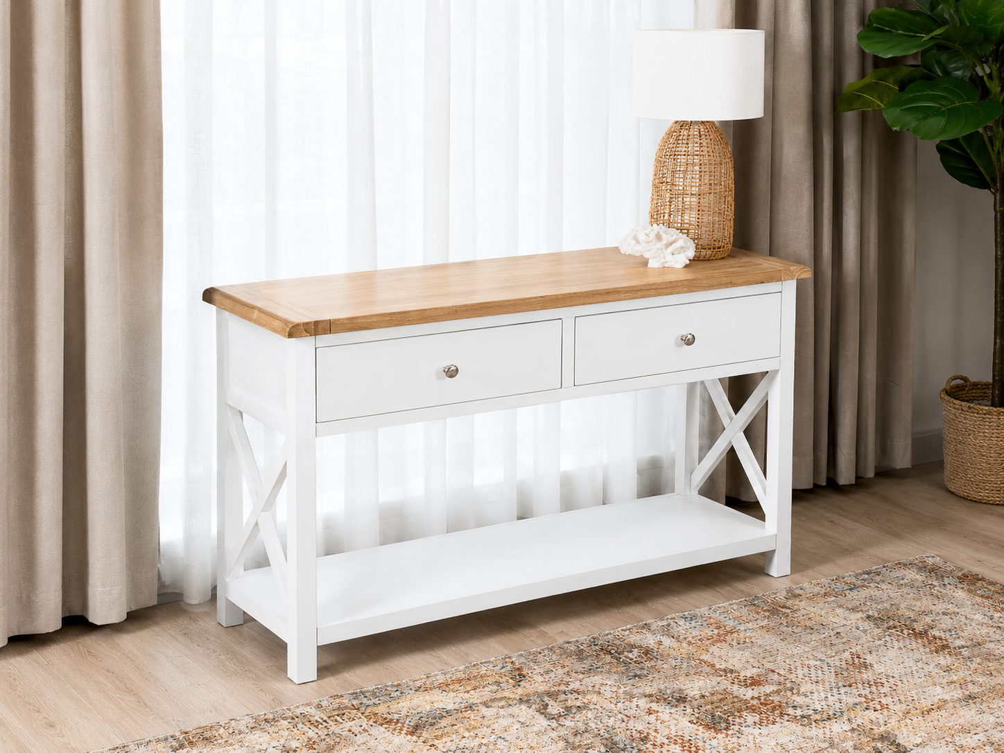 TUSCANY 2 Drawers Console Table 120cm