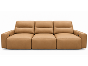 VERONA 3 Seater Leather Electric Sliding Sofa